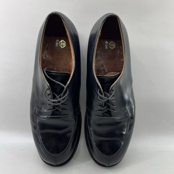 Alden CDI Blucher Split Toe Oxford Men Size 12 E/EEE Black Leather Dress Shoes main image 8